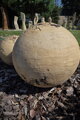 Set of Unglazed Ceramic Spheres