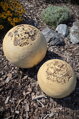 Set of Unglazed Ceramic Spheres