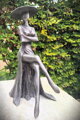 Lady in a dress