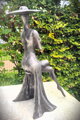 Lady in a dress
