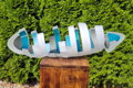 Turquoise ship