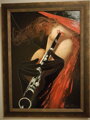 Beautiful clarinetist 