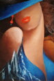 Lady in blue
