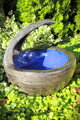 Garden Birdbath Silver II