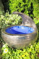 Garden Birdbath Silver II