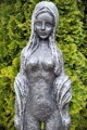 Woman with scarf