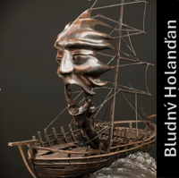 Bronze “Flying Dutchman” by academic sculptor Daniel Janec MgA.