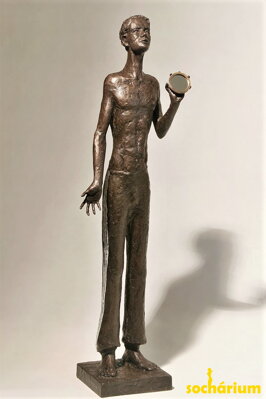 Boy with a mirror