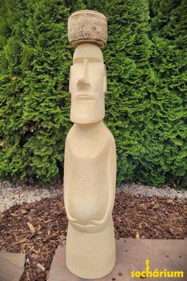 Moai with a hat II