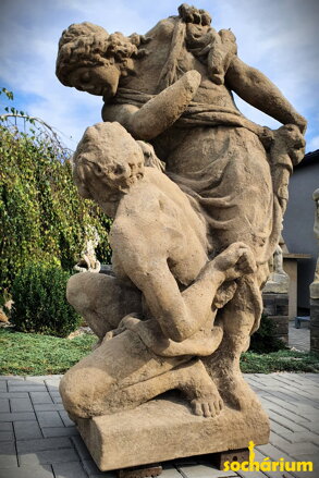Angel with devil
