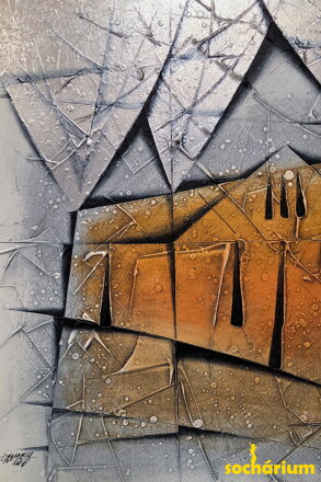 House in the Glow of the Setting Sun