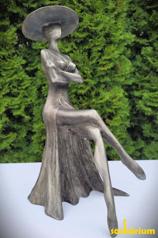 Lady in a dress
