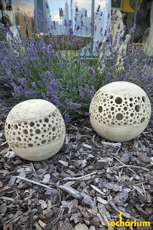 Set of Two Ceramic Spheres