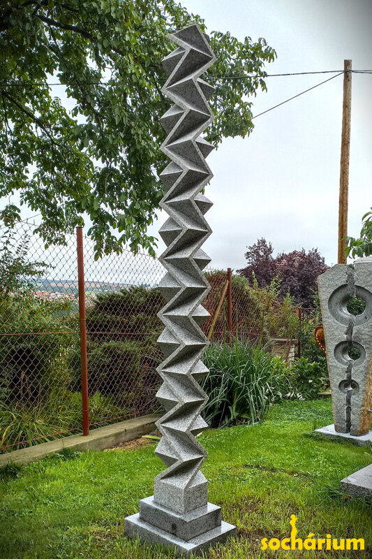 Geometric stele